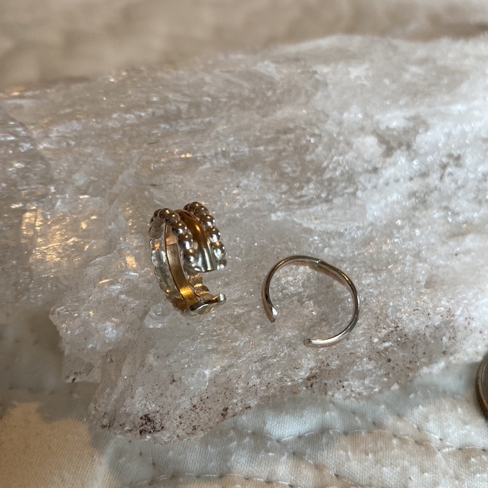TWO silver and gold filled ear cuffs 🌟🌟 - Picture 5 of 8